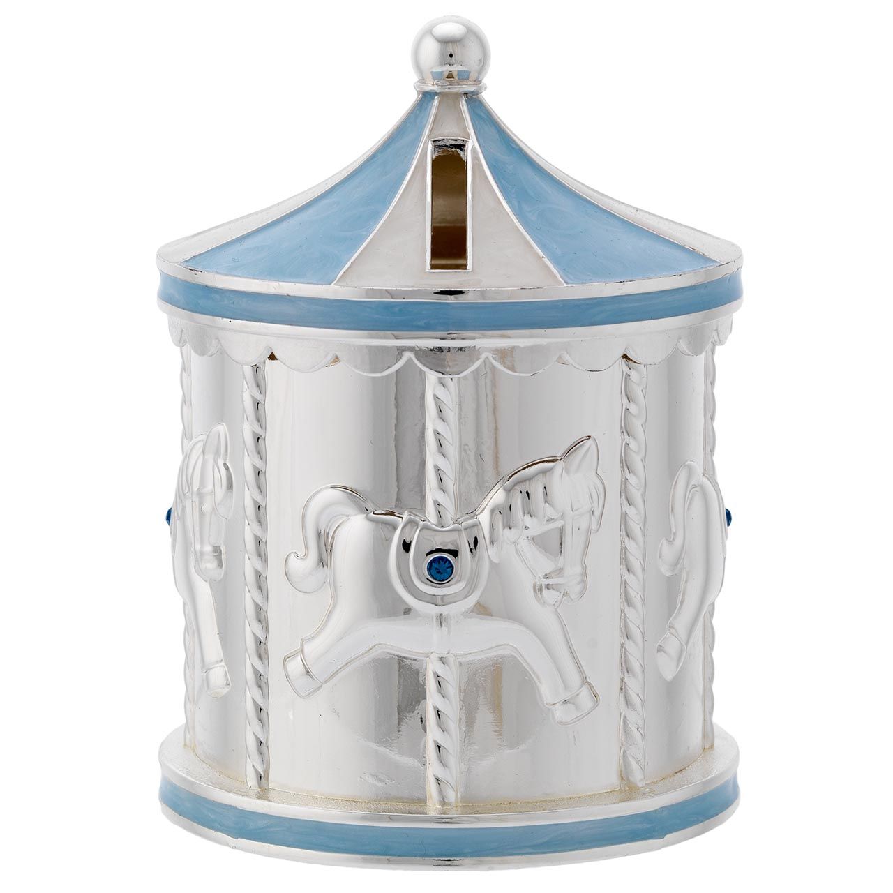 SALVADANAIO GIOSTRA 8x13 AZZURRO